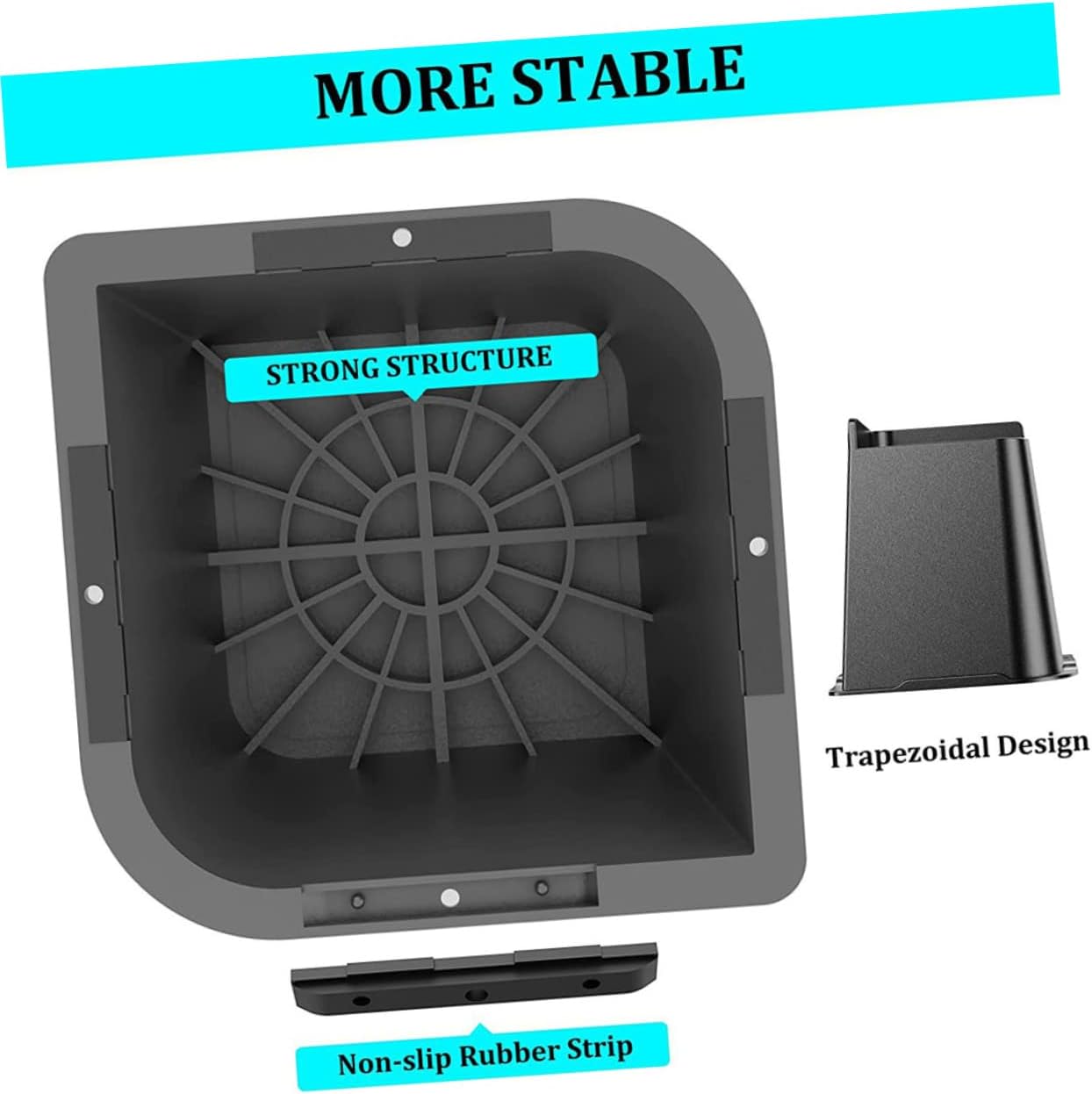 4pcs Furniture Legs Bed Risers Non-Slip Sofa Feet Risers Couch for Home Decor