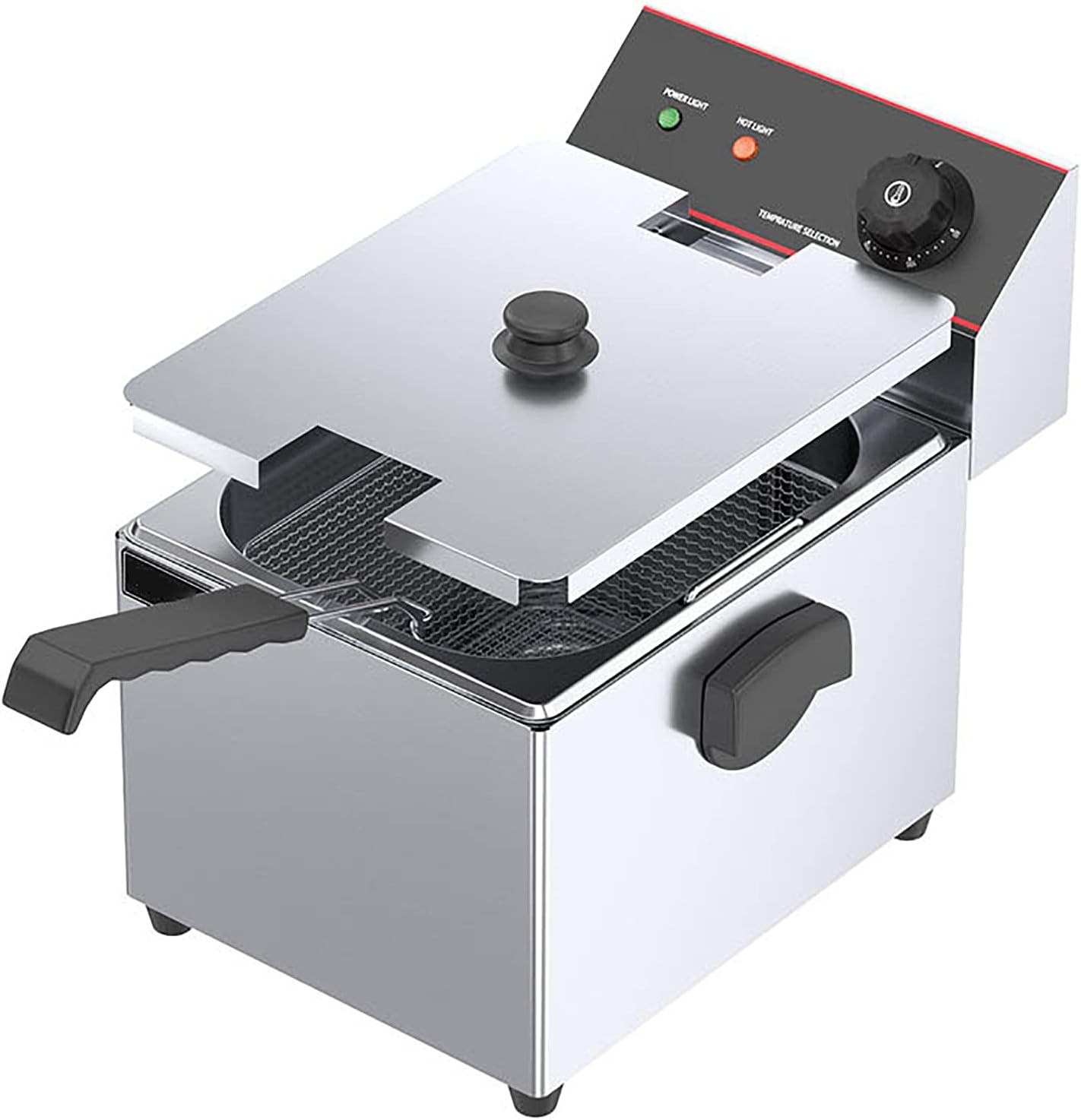 Sartén Eléctrico 8L 2500W con Control de Temperatura