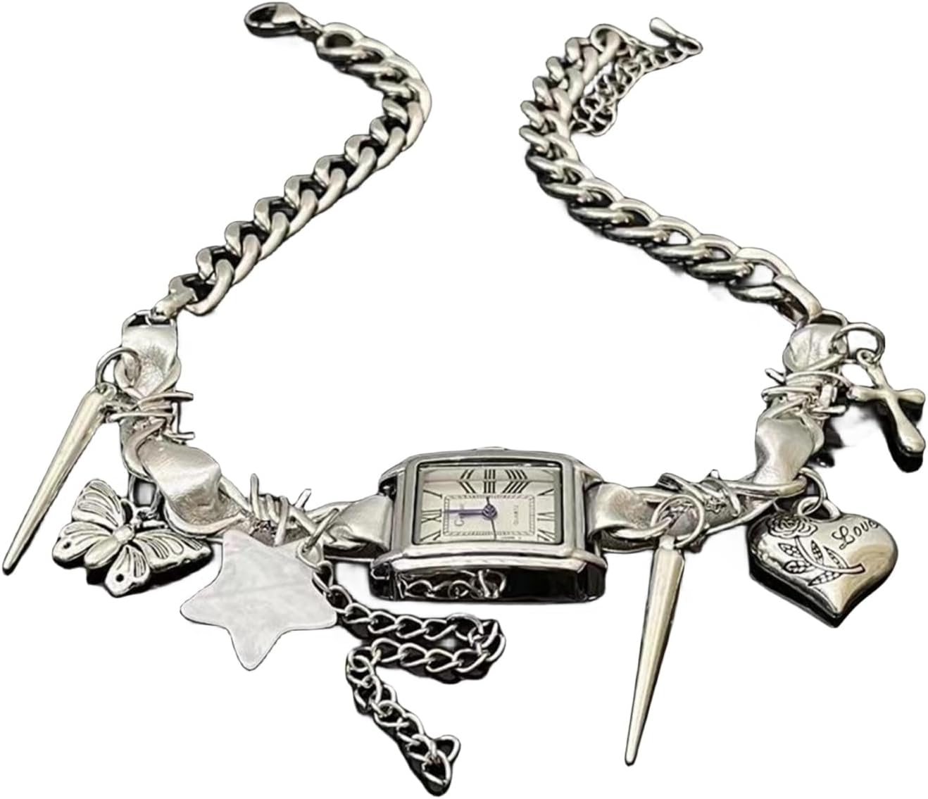 Personality Wind Watch Necklace Neck Chain Spicy Women...