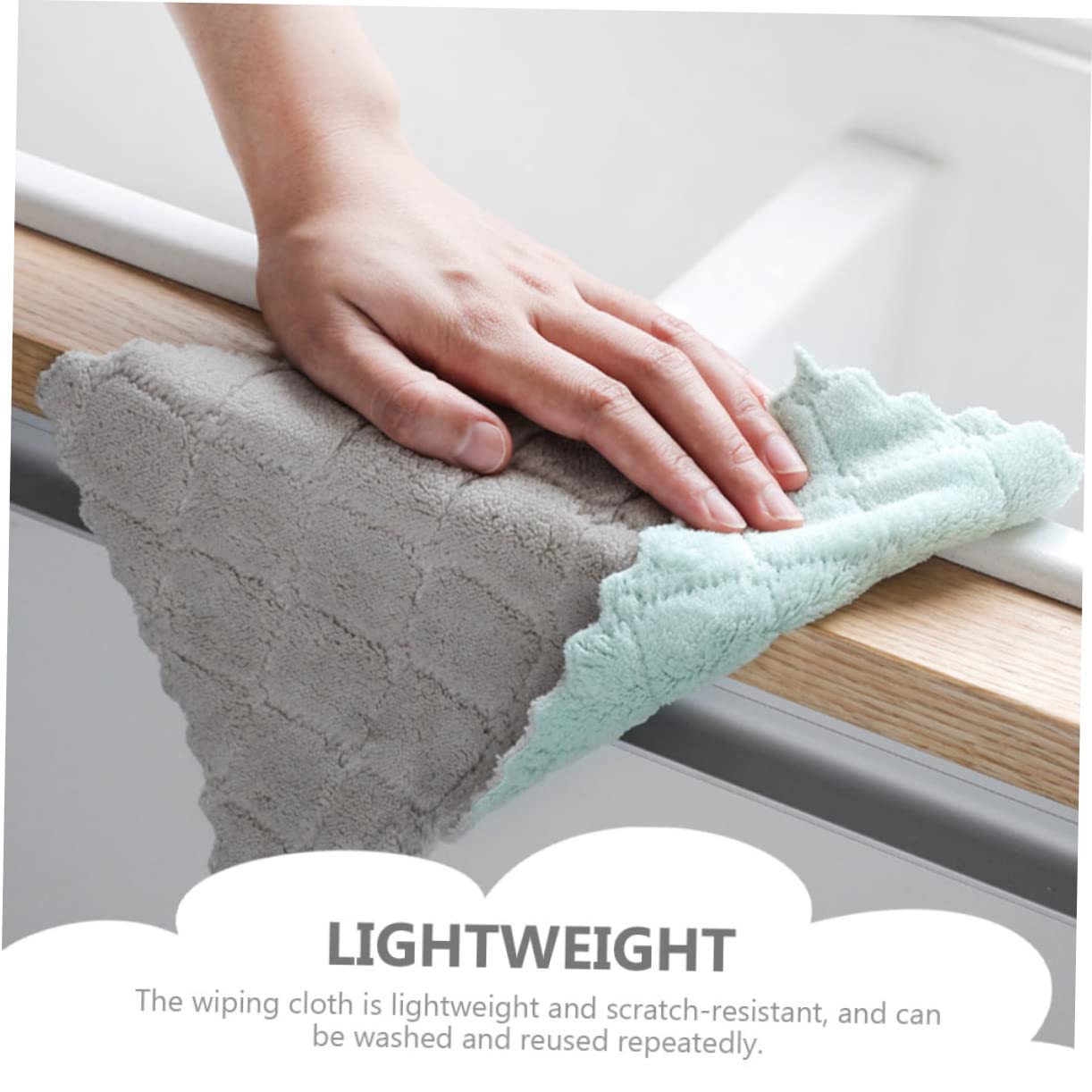 FRCOLOR 3 Series Paño Absorbente para Lavar Platos Paño Redondo De Fibra para Limpiar Platos s De Cocina Toallas para Secar De Cocina De 20 Piezas*3