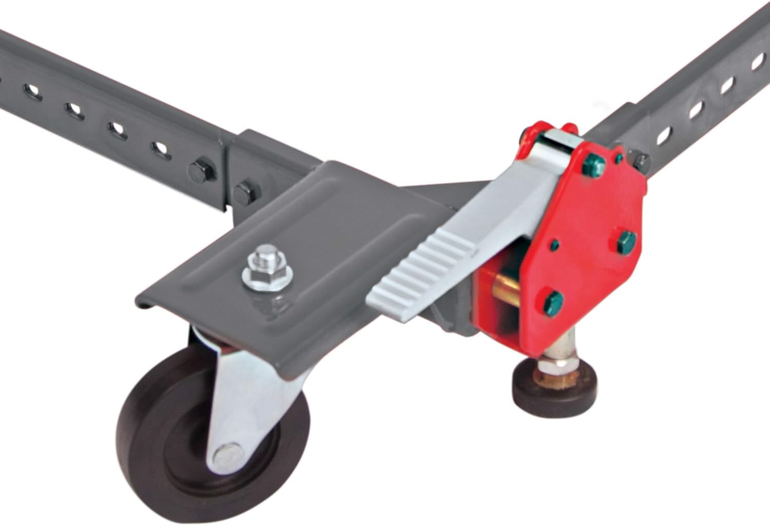 PROTOCOL Equipment Universal Rolling Base for Large Power Tools and Machinery, Durable Steel Construction, Adjusts from 12 inches to 33 inches, Foot Levers Lock for Stability, 400 lb. Capacity - - 