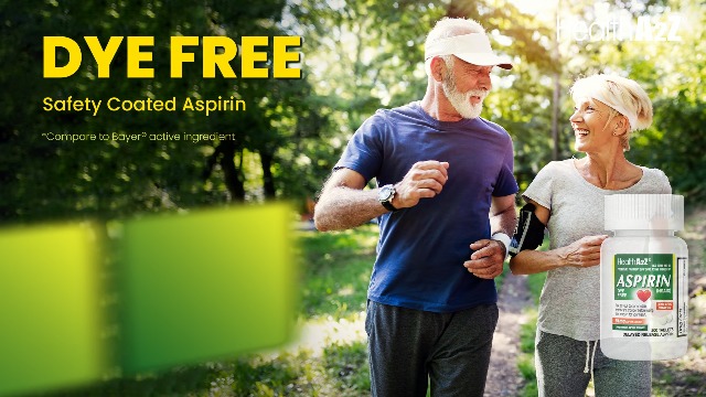 Amazon.com: HealthA2Z® Aspirin 81 mg, DYE Free, Low Strength, 200