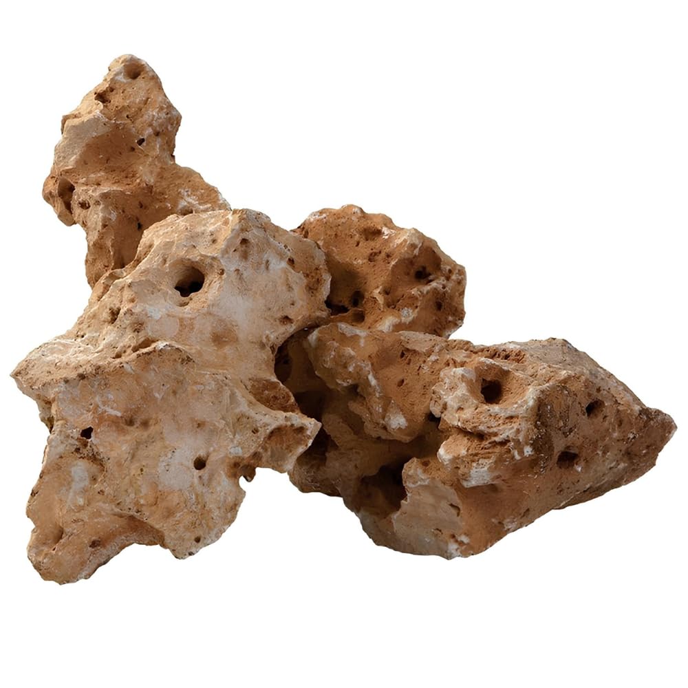 FORTUNATO Rocce Ornamentali da Giardino Versatili, 100-200 mm, Decorative per Aiuole e Vialetti, Confezioni da 10-20 - 25 kg (25, Chilogrammi)