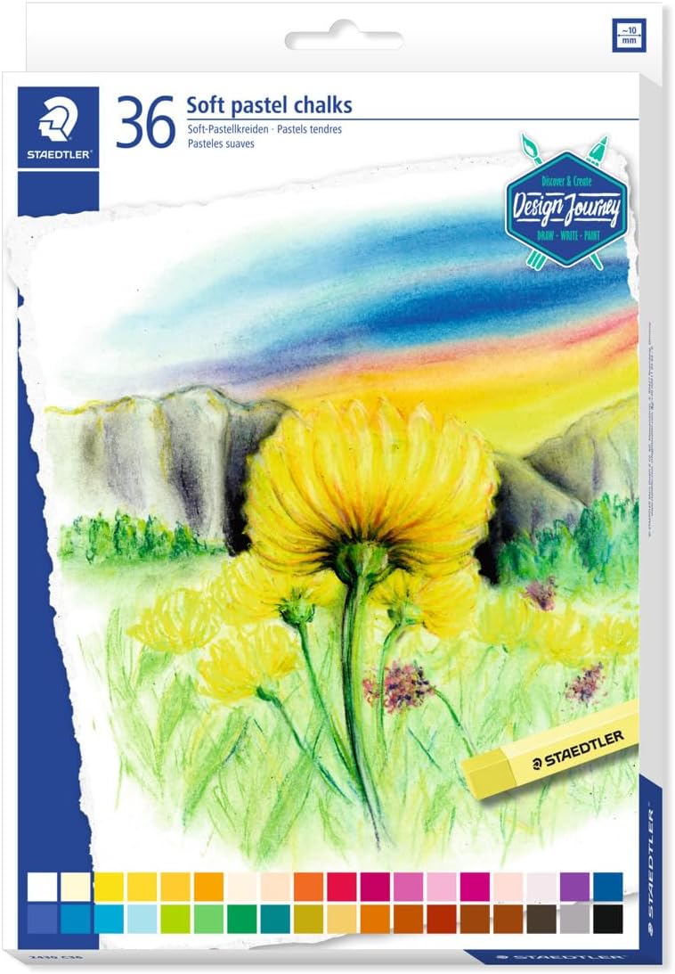 Staedtler Karat Premium Quality Soft Pastel Chalks. 2430C36