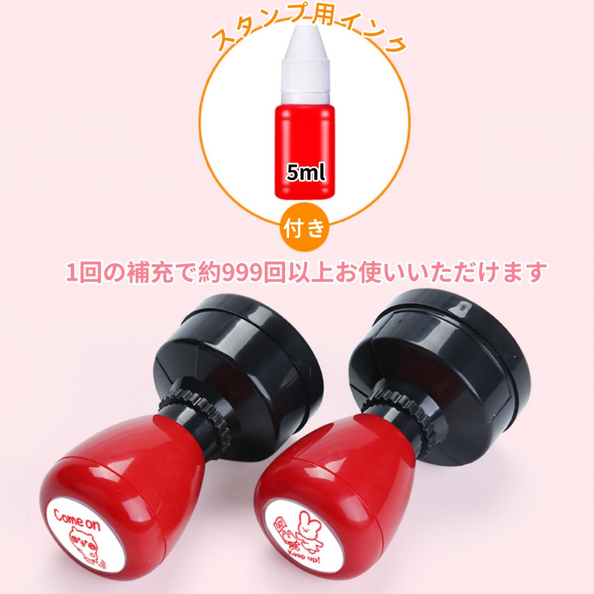 Amazon.co.jp: 英語教師用スタンプ ゴム印 ハンドル付き 30mm