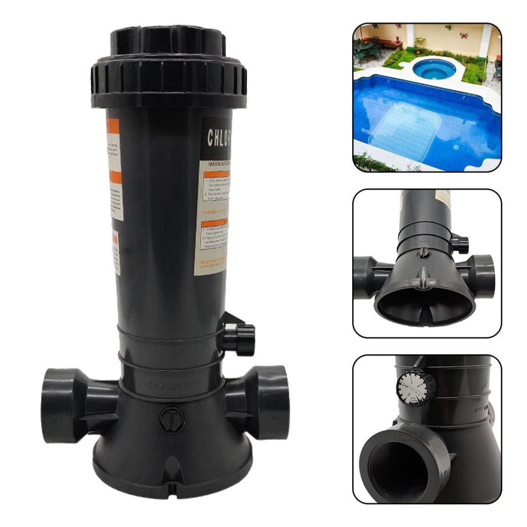 Chlorinator de Piscine, Distributeur de Produits Chimiques automatiques Piscine Désinfection Équipement de Dosage des appareils Accessoires |.Au-Dessus du Sol et de la Piscine enracinée Brome