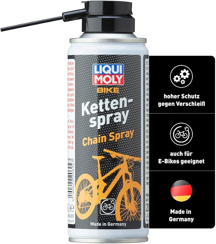LIQUI MOLY Bike Kettenspray | 400 ml | Fahrrad Haftschmierstoff ohne Kupfer | Art.-Nr.: 6055