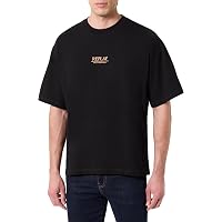 Replay Maglietta da Uomo a Maniche Corte Martin Garrix, Collezione Black C098 (Nero)
