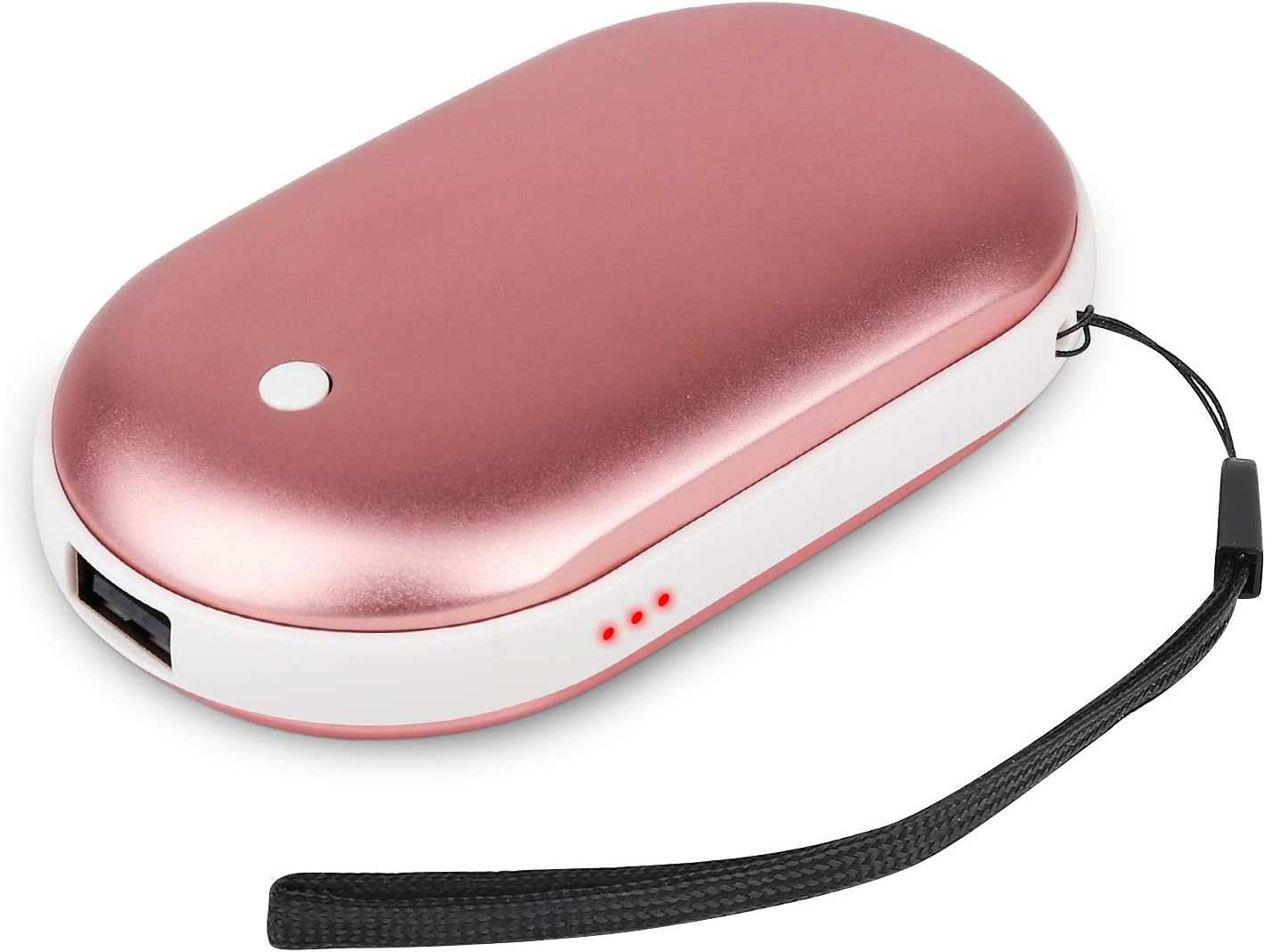 SkyGenius Rechargeable Hand Warmer, 5200mA Reusable Electric Pocket USB Hand Warmers/Power Bank, for Raynauds, Outdoors, Winter