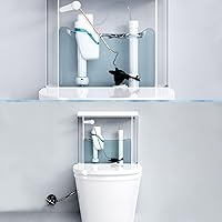 Vista 6 de Juego de 2 aletas de repuesto para inodoro de 2 pulgadas, válvula de descarga universal, compatible con Kohler, Toto y American Standard, goma