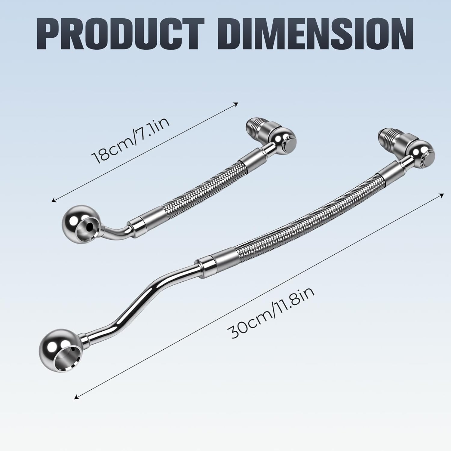 Fuel Injection Lines Compatible with Harley Davidson Road Glide Road King Tour Glide Electra Glide 1995-1999 Replace HDFL005 HDFL-005