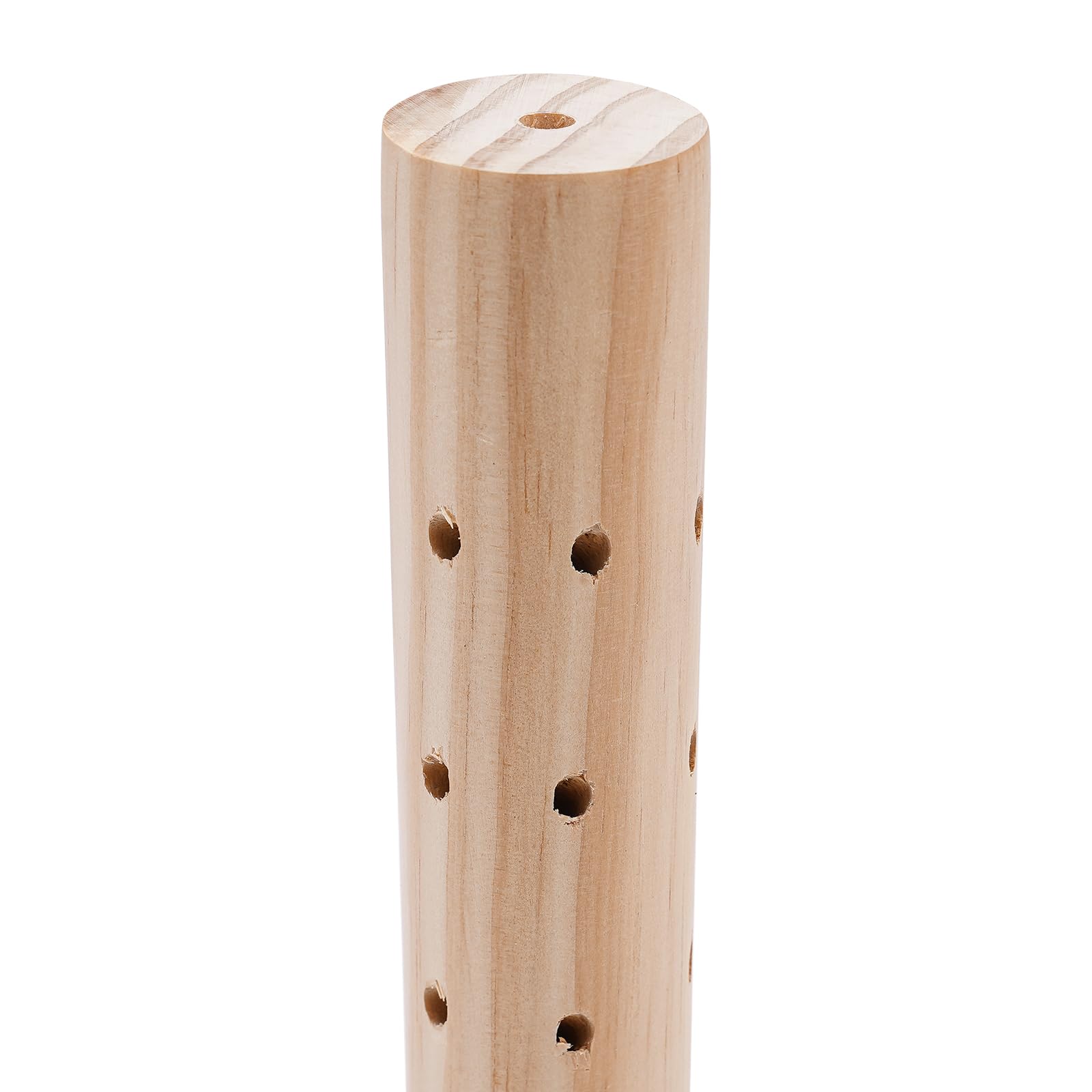 Cake Pop Ständer 62 Löcher Lollipop-Halter aus Holz, Süßigkeiten Tischdisplay, Lutscherständer für Partys Geburtstage Jubiläen Hochzeiten Geschäfte Geburtstag Deko (Log Farbe)