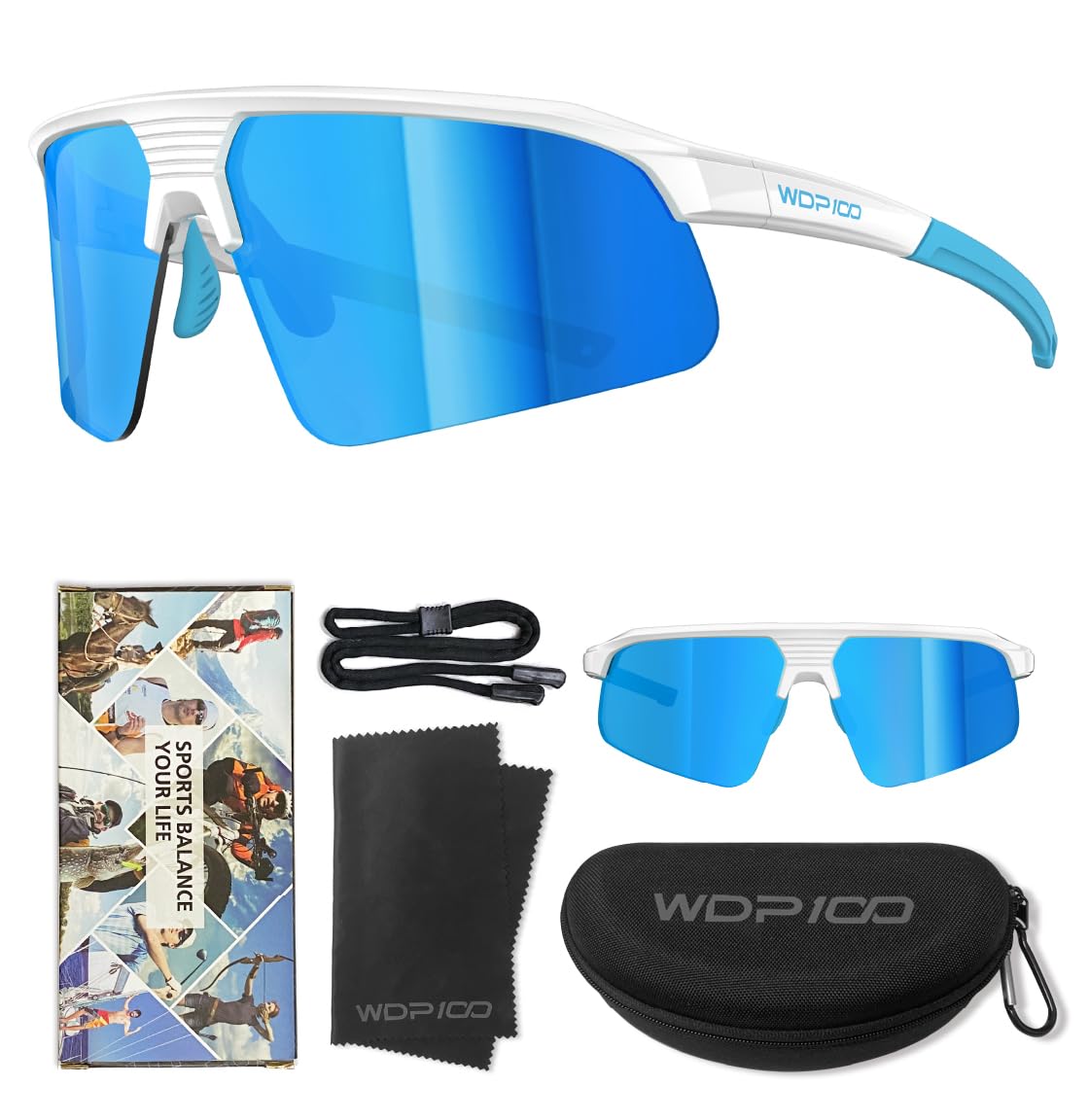 Q217 HD Occhiali da sole polarizzati Donne Uomini Ciclismo Corsa Pesca Escursionismo golf baseball Pallavolo Sport all'aria aperta Regali…