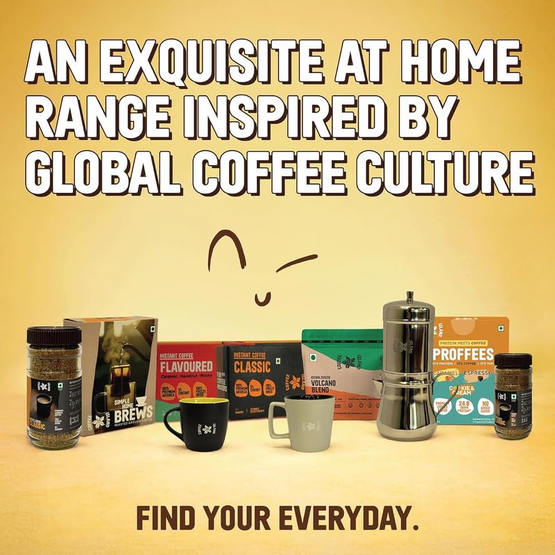 Image of Flavoured Coffee Box + Instant Coffee Classic flavoured 100 gm | Combo pack of 2 | 100% Arabica | 0% Chicory | 100% Freeze Dried Coffee Granule