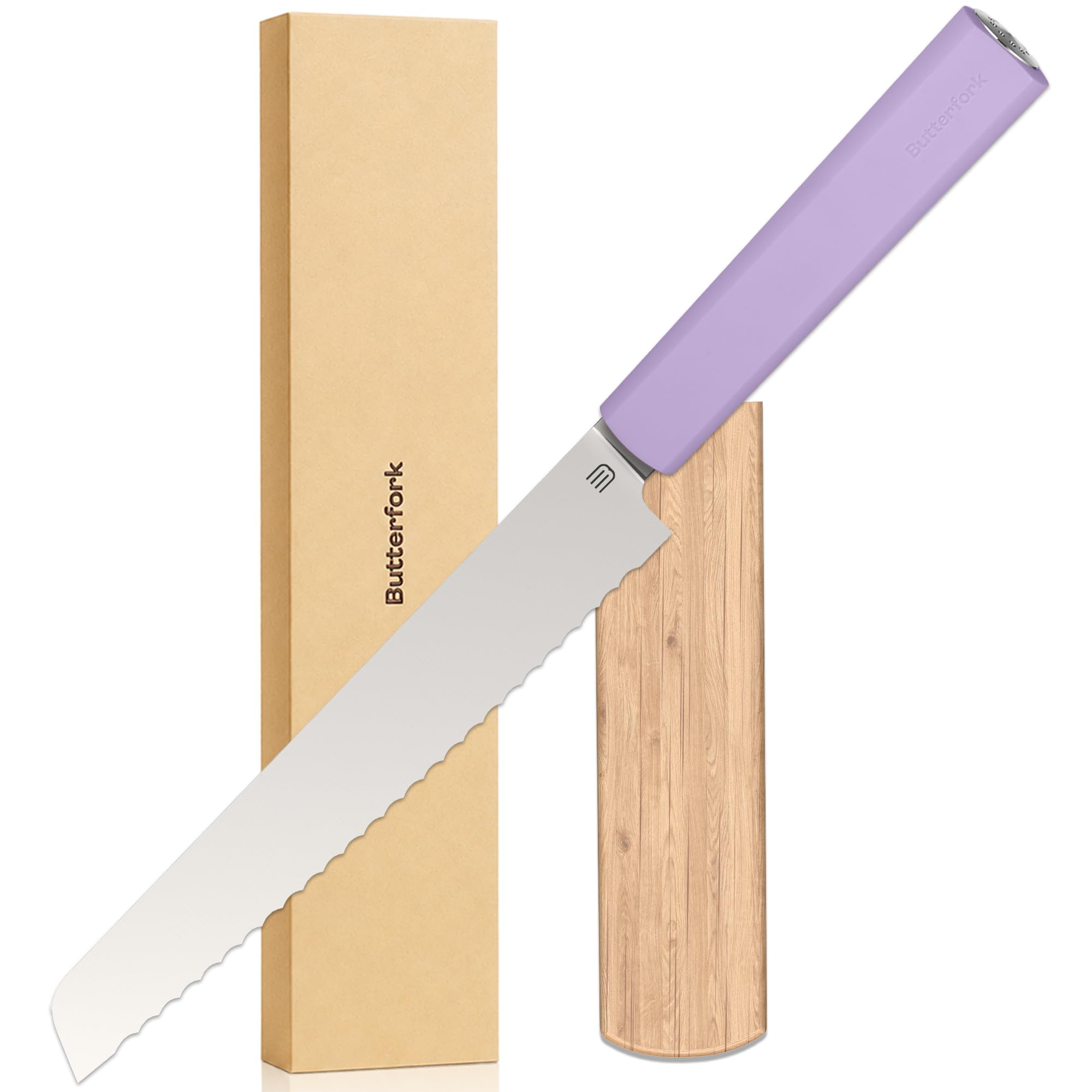 8 Inch Chef Knife, Kitchen Knife with AR-RPM9 Steel & Ergonomic ABS Handle — Amazon image 8