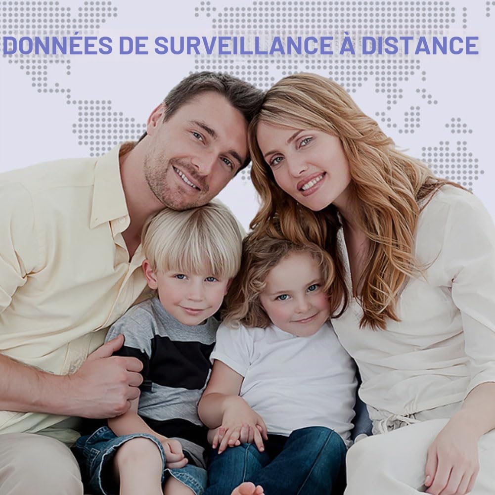 Bague Connectée Homme Femme, Smart Ring Surveillance du Sommeil ECG Pression Artérielle Fréquence Cardiaque Comptage des Pas 5ATM+IP68 13#