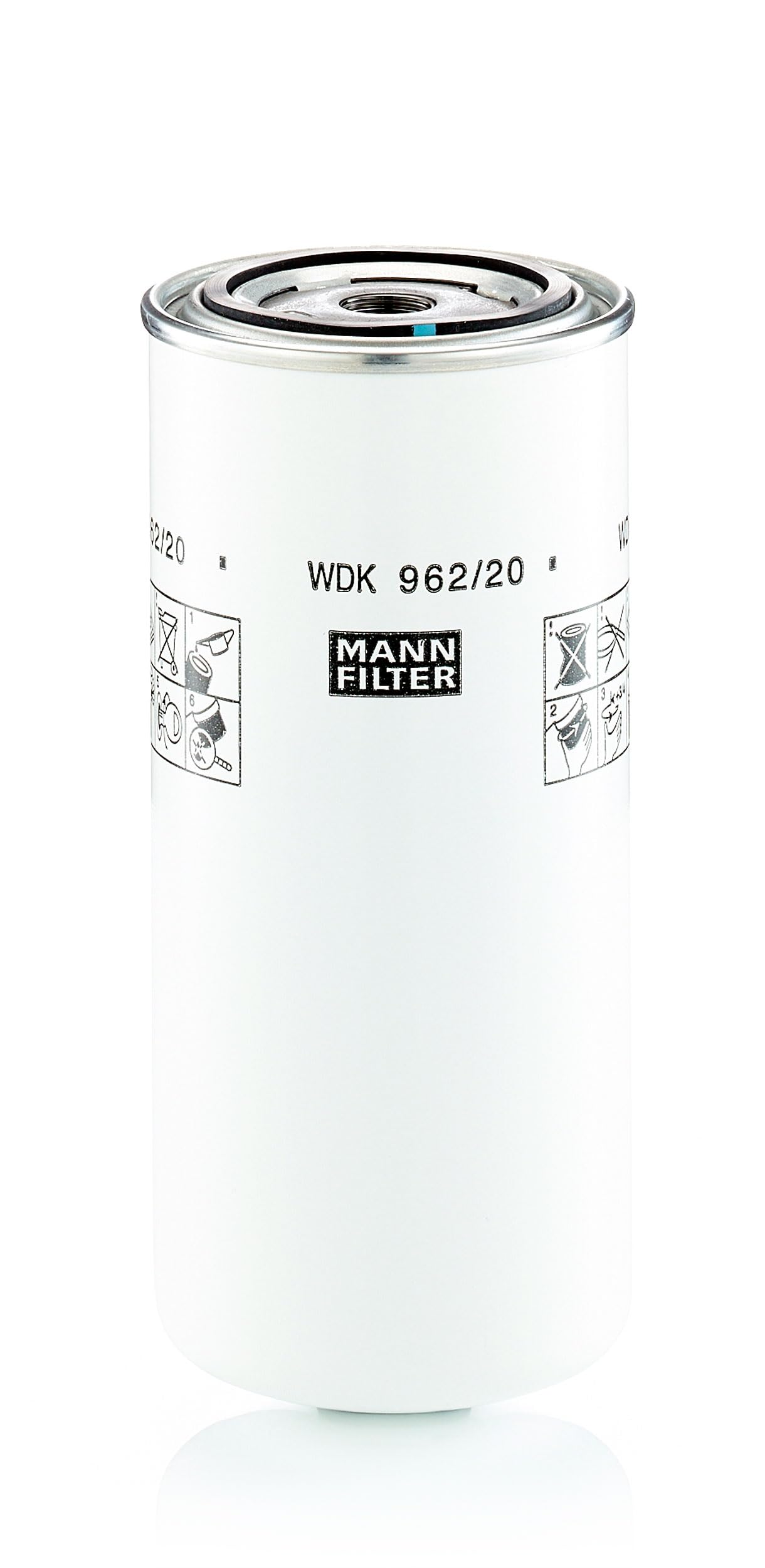 MANN-FILTER, WDK 962/20 Filtro de combustible | Para Off-Highway, Protección sistema combustible, Protección inyectores, Combustible limpio, Calidad original OE