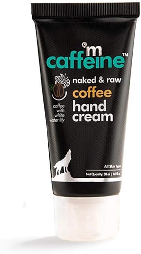 mCaffeine Coffee Hand Cream (50ml) with Shea Butter Sweat Almond Oil | Soft and Smooth Hands with Lightweight Moisturization | Non Sticky Cream for…