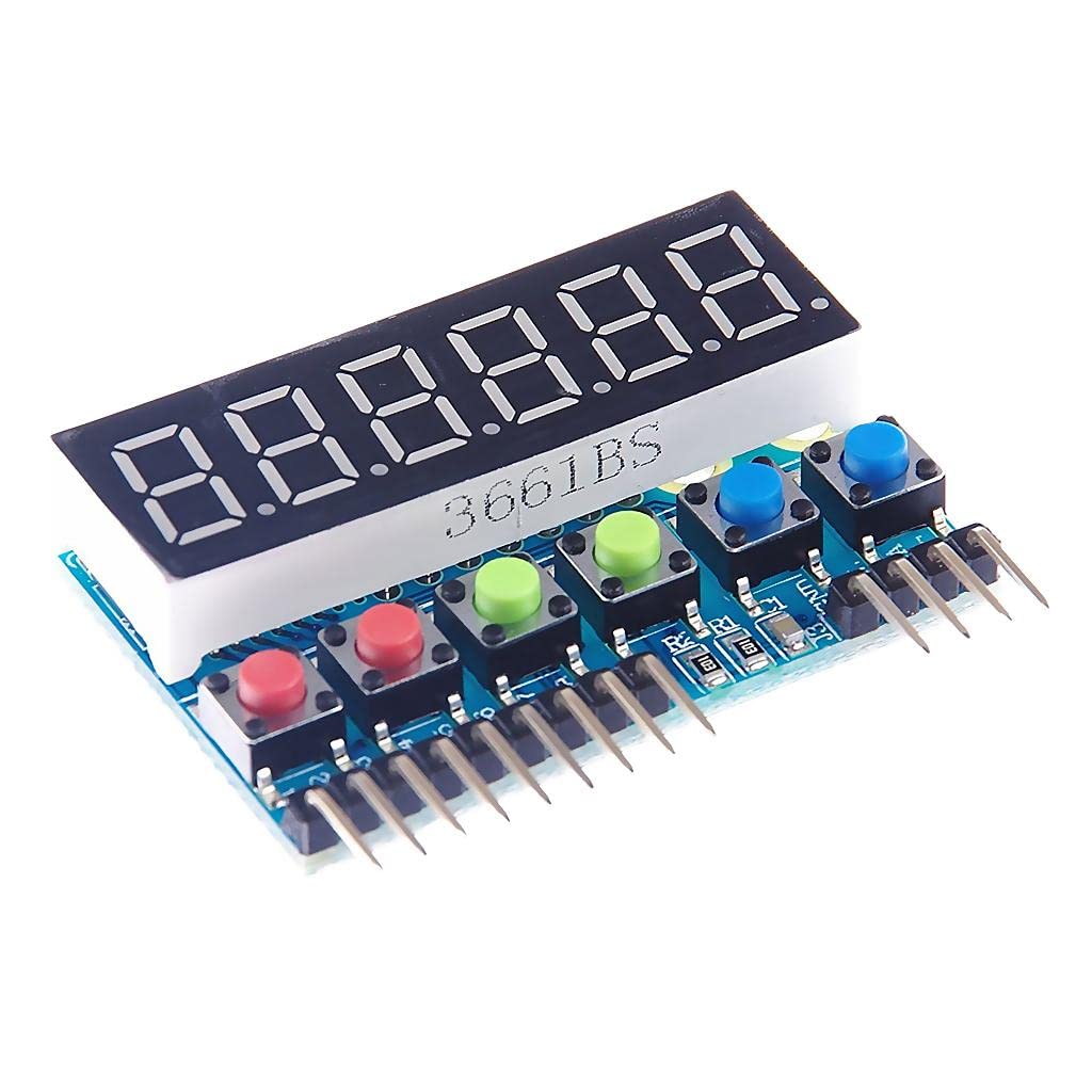 CALANDIS® 6-Digit 8 Segment Tube Led Display Module Tm1637 For Arduino Raspberry Pi-picture-16