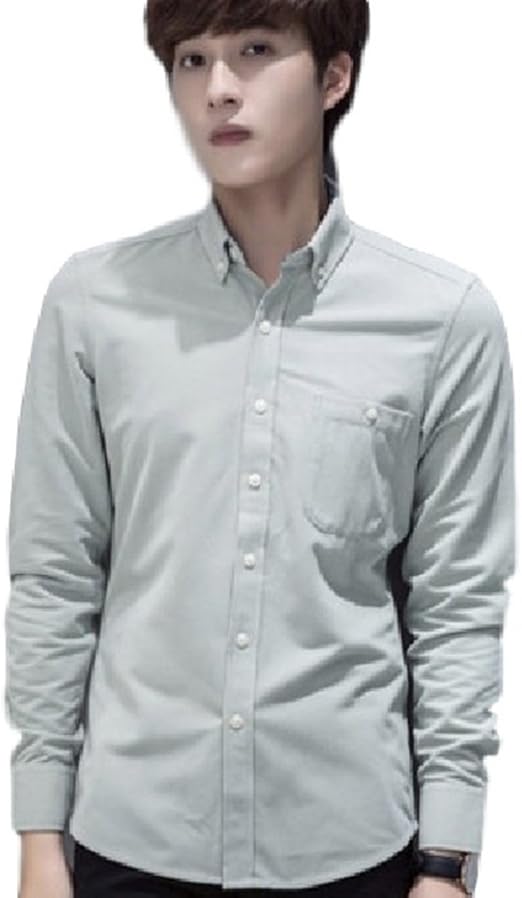 Amazon メンズ 秋 長袖 シャツ ブラウス カットソー シンプル 無地 秋冬 男性 着こなし クール カジュアル ストリート オリジナルエコバッグセット グレー3xl Tシャツ カットソー 通販