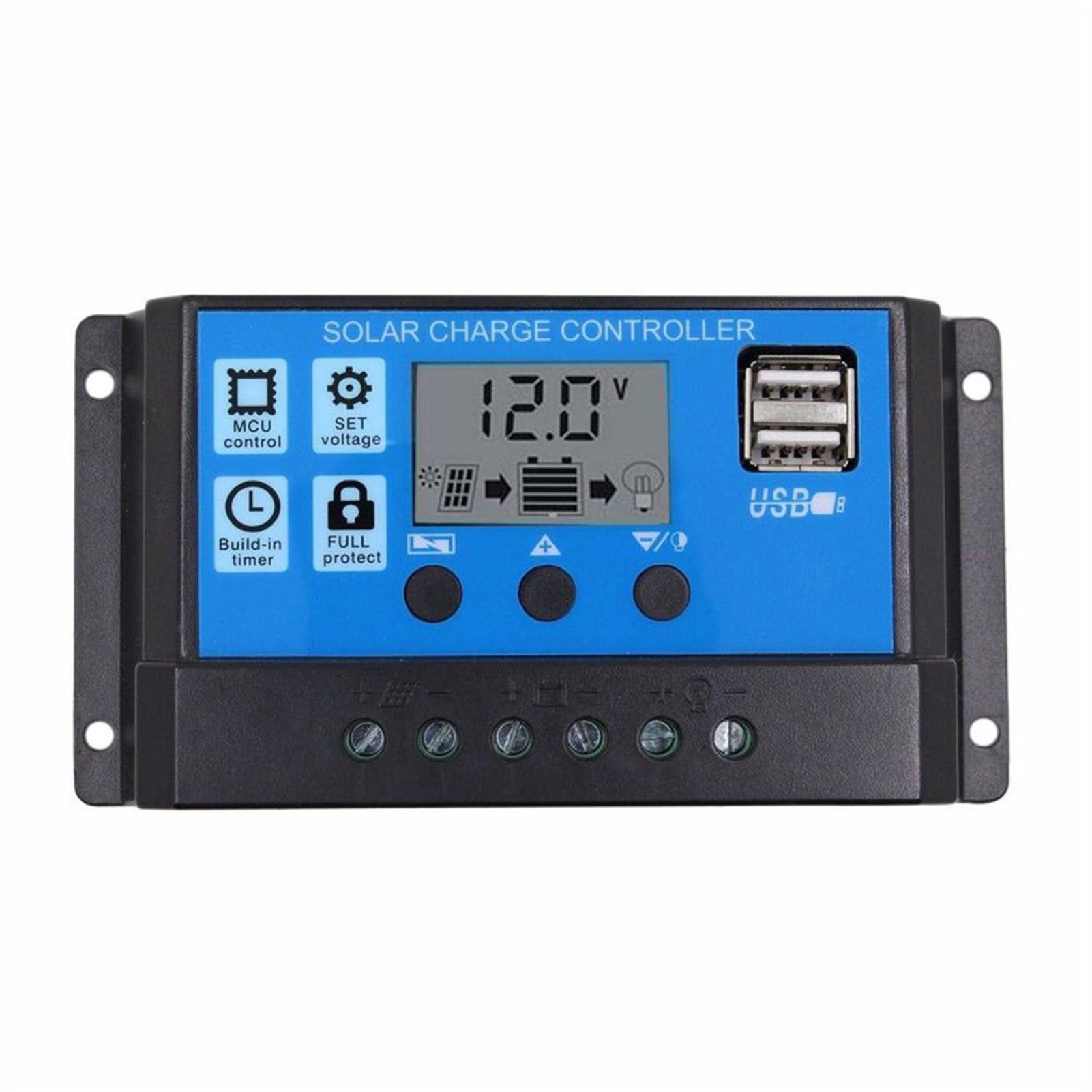 Stazione di energia con pannello solare | Kit di energia solare | Controller di carica solare 30A, caricatore di investitori Pure Wave, RV, rimorchio, caravan, mare, attraverso l'uso come gen