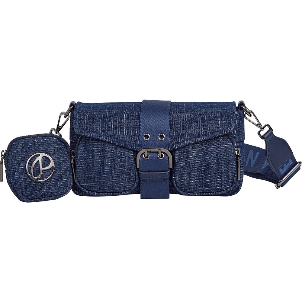 Pepe Jeans BAGBolso GISELDA para mujer, morado (azul índigo claro), talla única, BAGPurple (Light Indigo Blue), Talla única