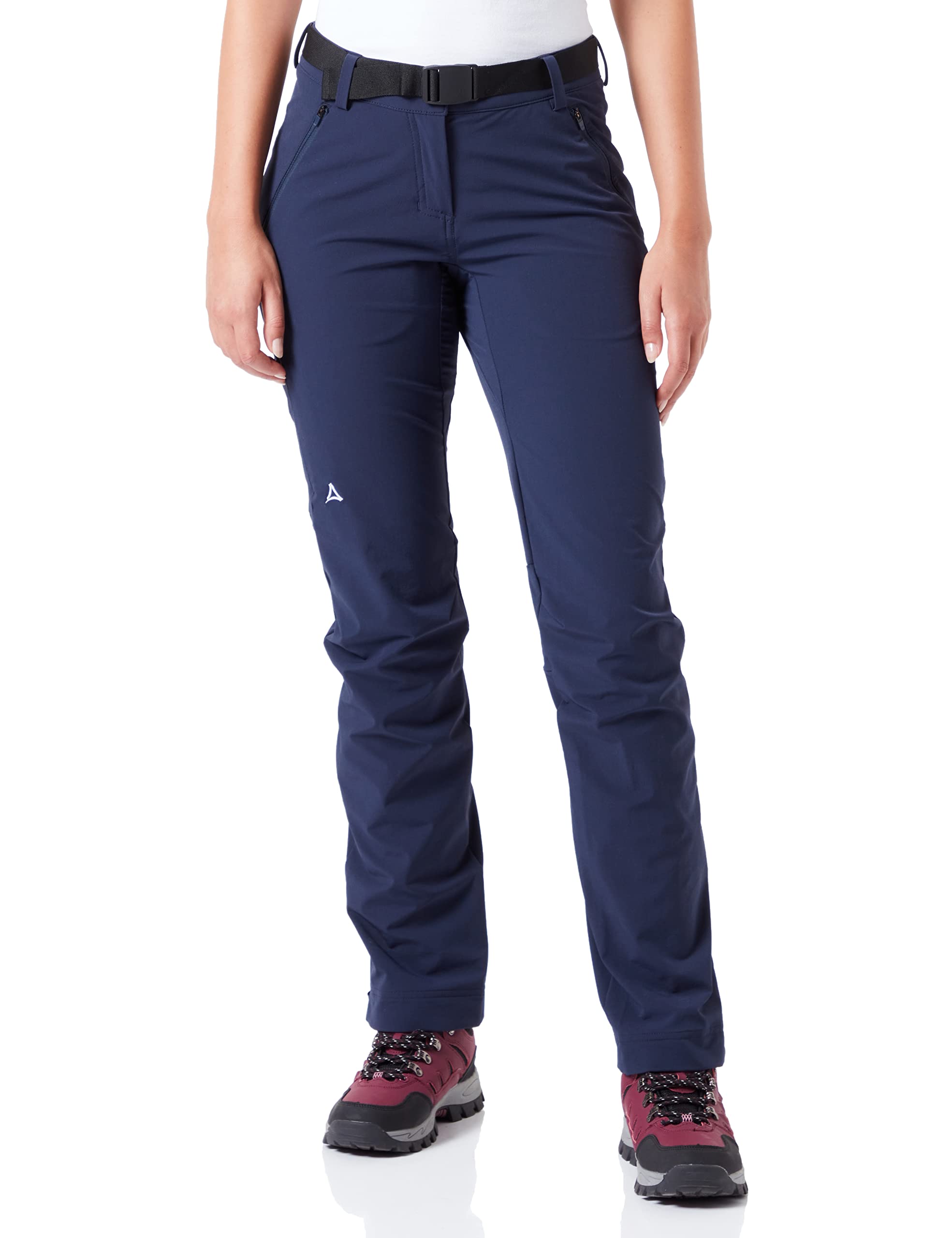 Schöffel Damen Pants Taibun L, funktionale Wanderhose, Wasserabweisende und schnelltrocknende Outdoor Hose aus 2-Wege-Stretch