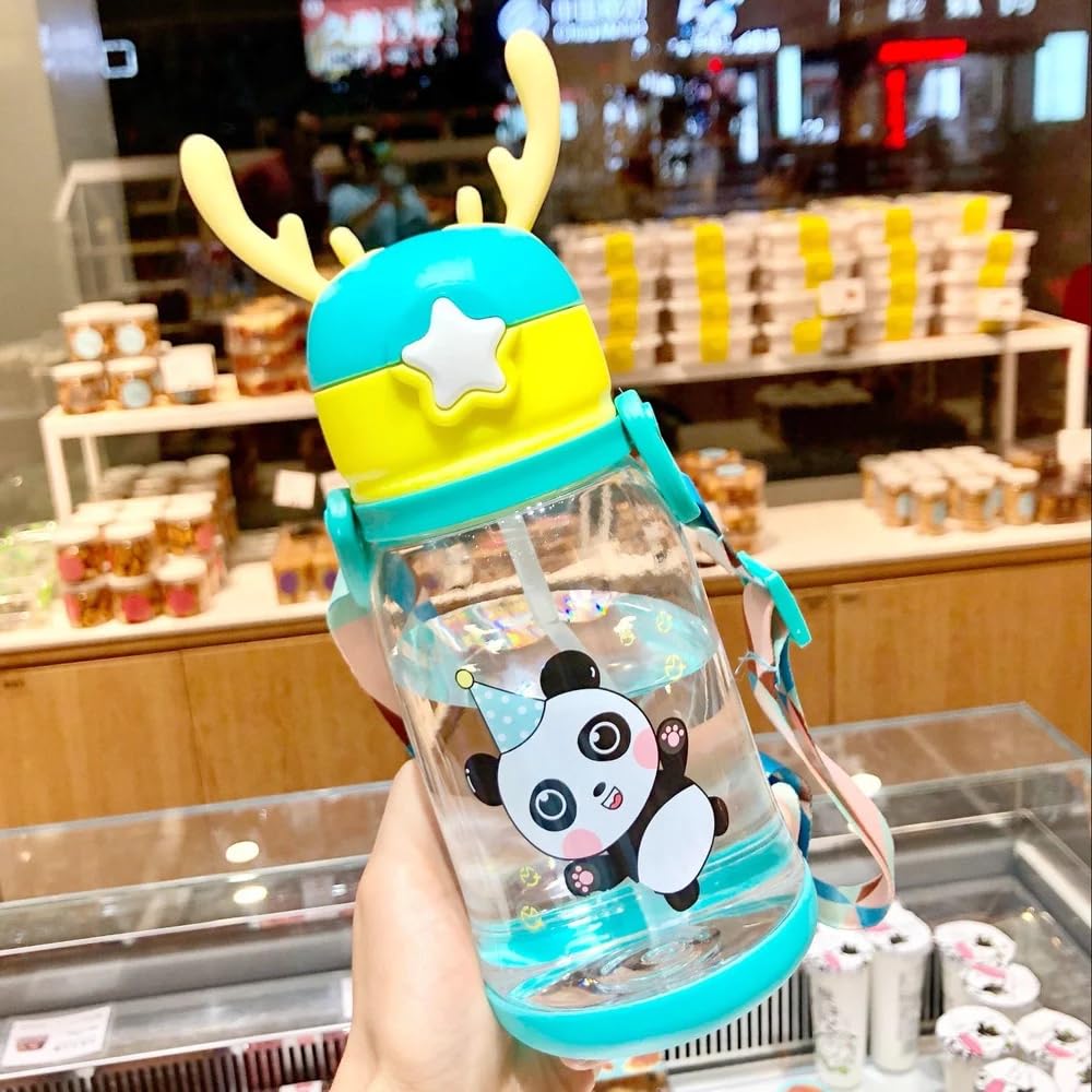 YBN Pink Cartoon Design Water Bottle with Straw & Strap BPA Free Non-Toxic, Anti-Leak Water Bottle for Kids, School, Home (700ML) (B0DG99PB6V) Amazon Price History, Amazon Price Tracker