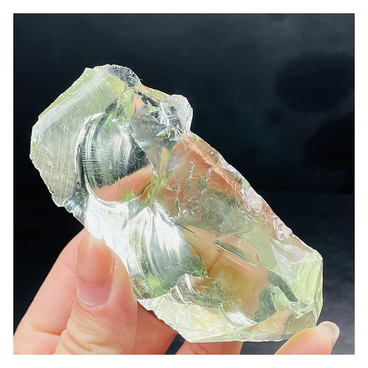 Decoración de chakras con piedras minerales de cuarzo verde natural de 50 gramos
