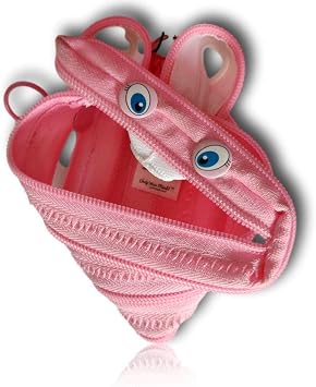ZIPIT Monster Pencil Case Coin Pouch (Pink)