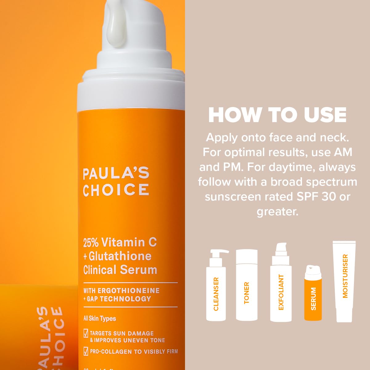 paula's choice vitamin c with glutathione CHÍNH HÃNG] Glutathione 600 main image 1