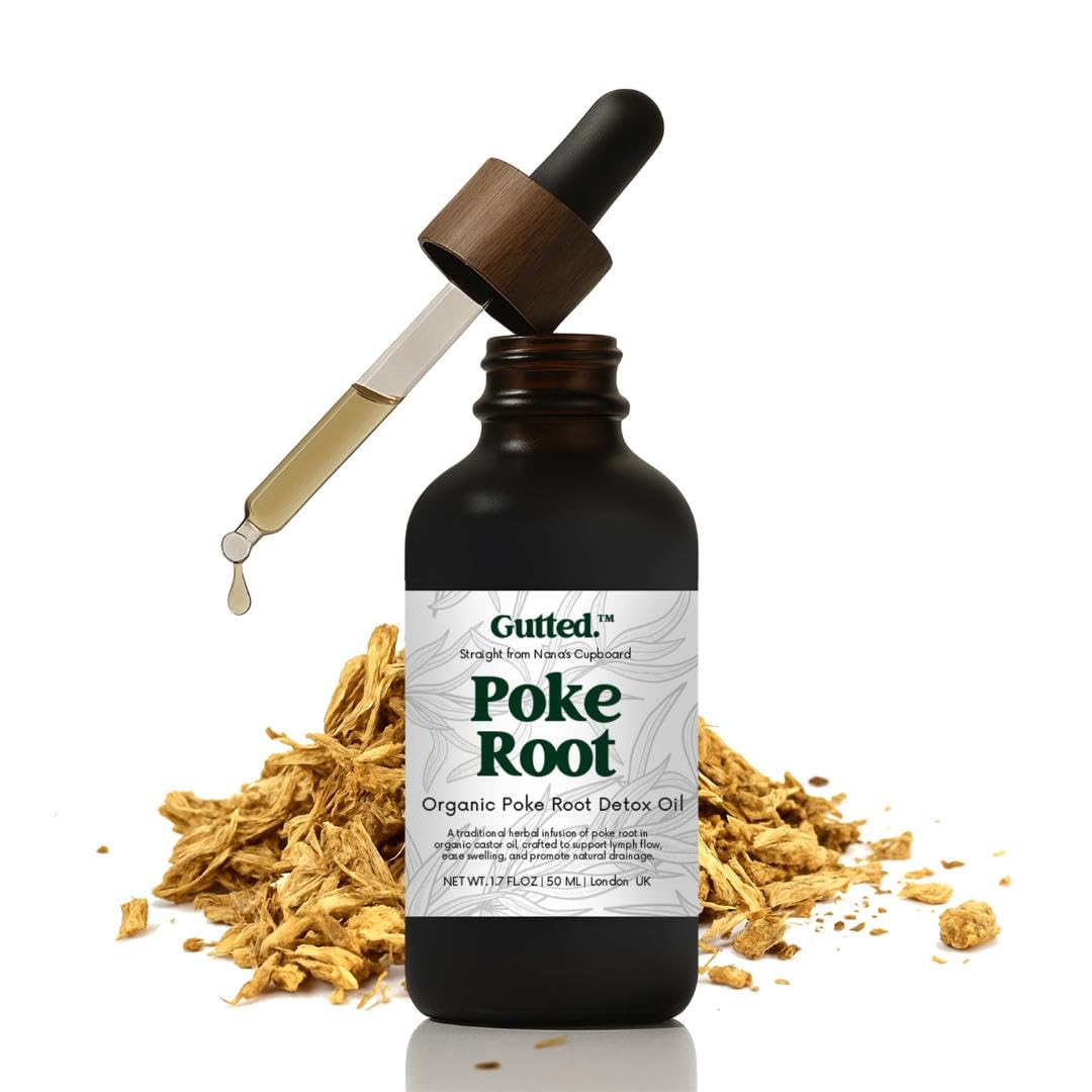 Organic Poke Root and Castor Oil Drops