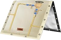 Vista 9 de Cubierta de aislamiento de tubería para prevención de reflujo de apertura de 3 vías (5 °F) – Cubierta de válvula de riego – Cubierta de bomba