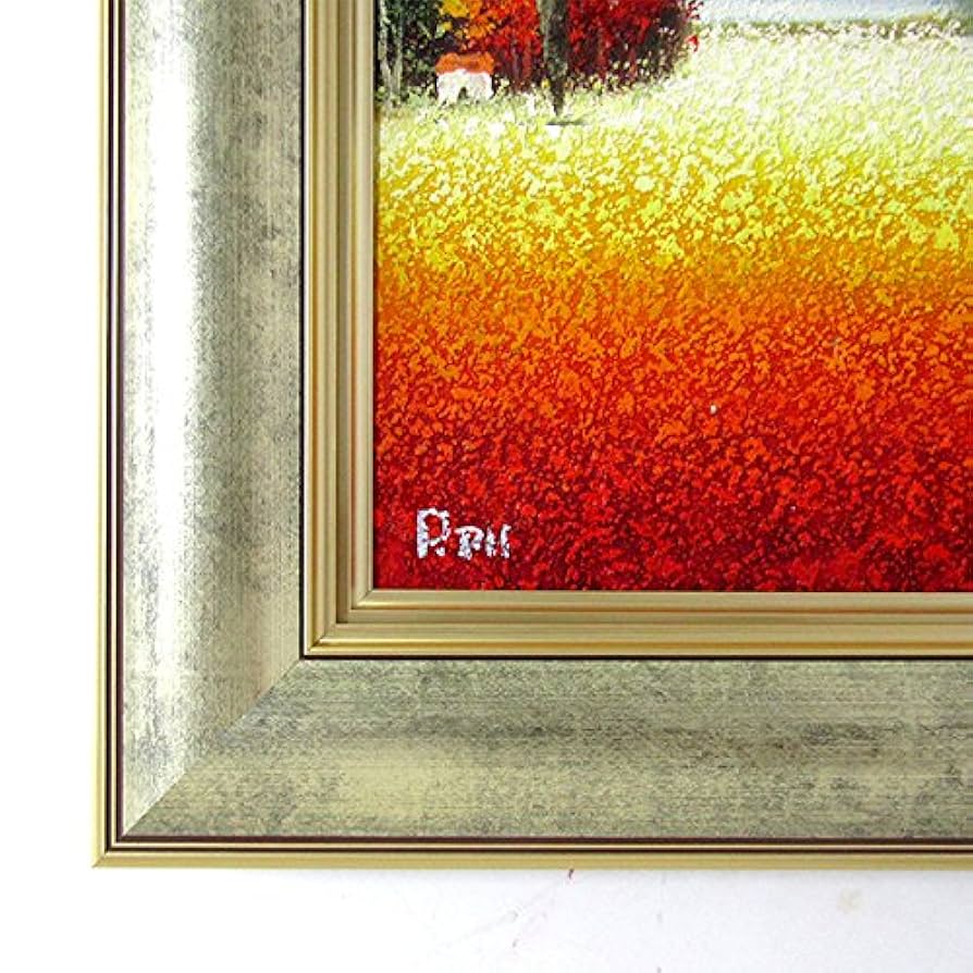 秋の紅葉を描いた、油絵です。F４号、私の作品です。 秋の紅葉を描いた、油絵です。F4号、私の作品です。 秋の