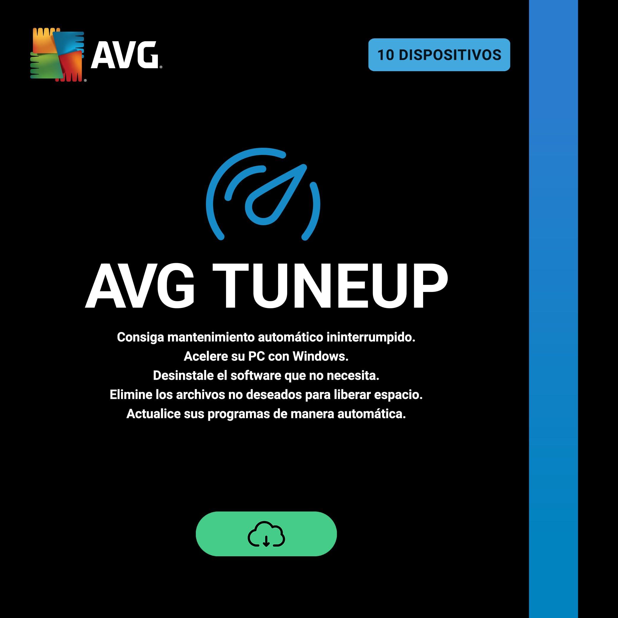 AVG TuneUp 2026 | 10 Dispositivos | 1 Año | Descarga digital