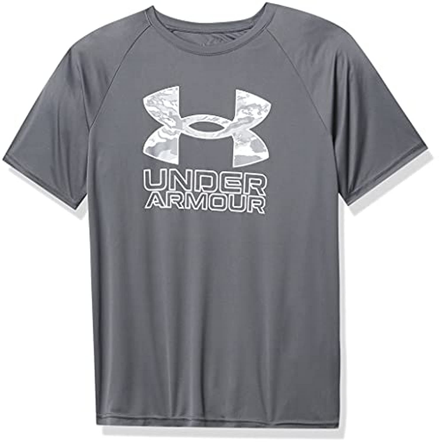 Boys' Tech Hybrid Printed Fill Short-Sleeve T-Shirt