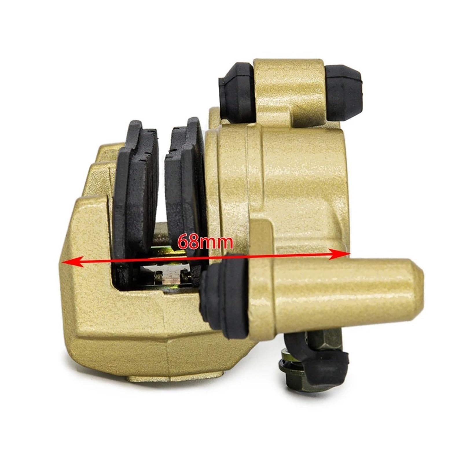 Arretratore Pistoncini Freno a Disco Anteriore per Moto, Pinza Radiale, Adatto per Honda CA250 DD250 Storm, Prince Apollo, Kawasaki BSE(Red)