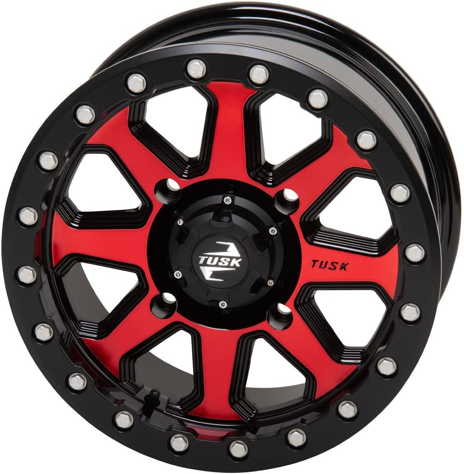 TUSK 4/156 Uinta Beadlock Wheel 15x7 5.0 + 2.0 Compatible with POLARIS RZR/General/Ranger KAWASAKI KRX/Ridge/Mule Pro YAMAHA RMAX/YXZ