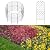 Skcoipsra Decorative Garden Fence 10 Pack, 37.5in(H) x 10.8ft(L) Animal Barrier Fence, Rustproof Metal Fencing for Yard, Dog Rabbits Wire Section Garden Edging Border for Yard Patio Garden, Arched