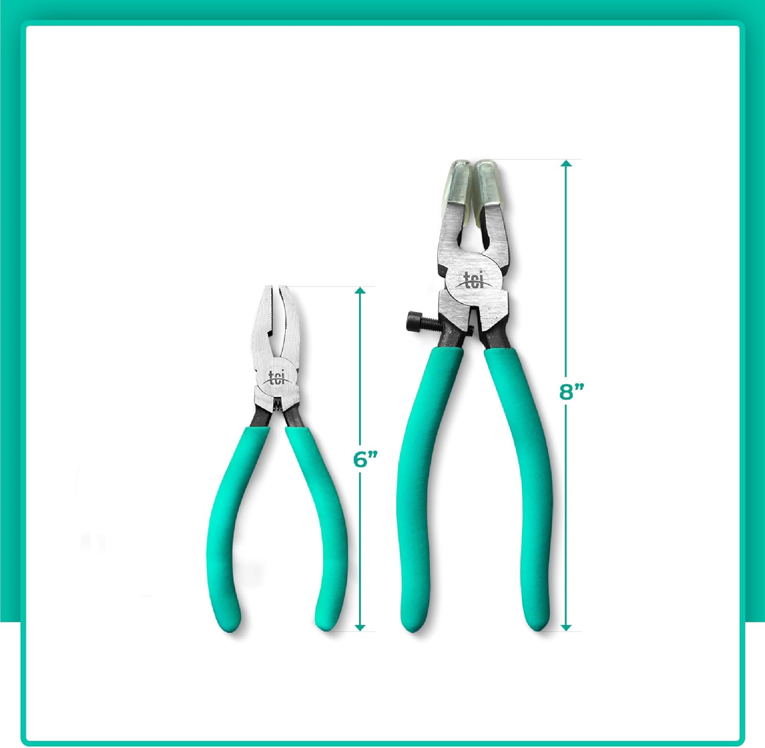 プロフェッショナル 2 PC ブレーキングとグロージングとランニングプライヤーセット ステンド、モザイク、溶融ガラスプロジェクトに最