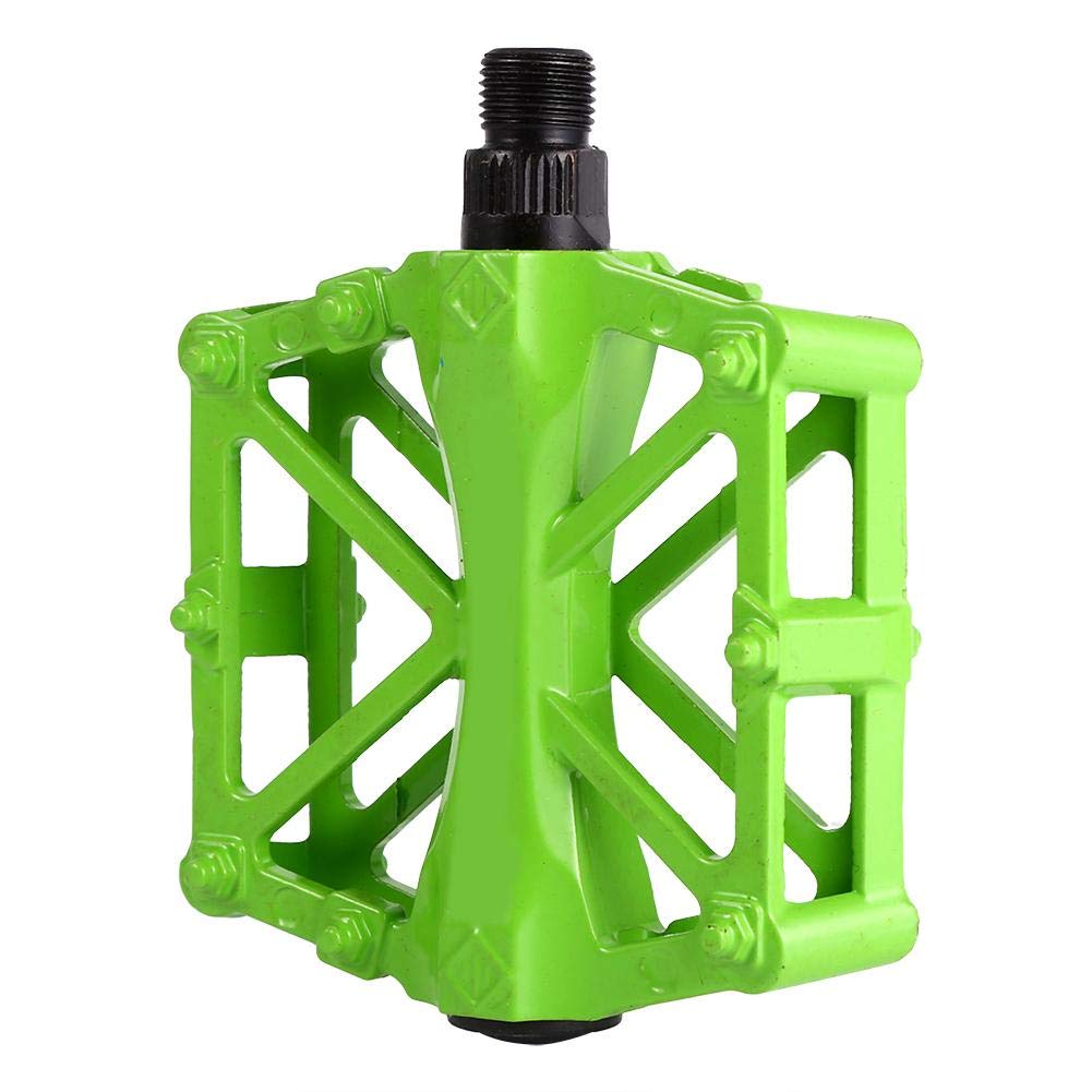 VGEBY Pedali Bicicletta, 1 Paia Pedali Bicicletta con Toe Clips e Cinghie per Mountain Bike Bici Strada Bici E Ricambi