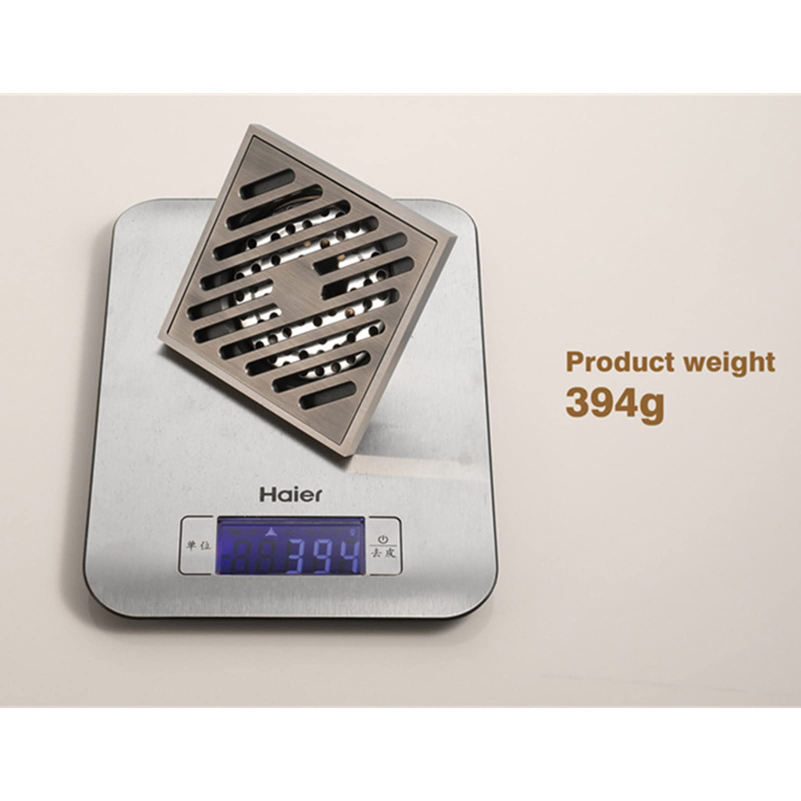 SDFK Desagüe De Ducha Cuadrado De 10 Cm con Tapa De Filtro Extraíble, Antiobstrucción Y Antiolor, para Baño, Cocina