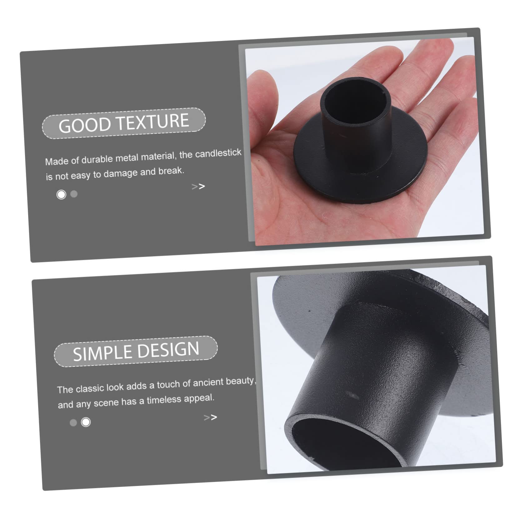 Katutude Bougeoir Chandelier, Porte Bougie Plaque De Bougie