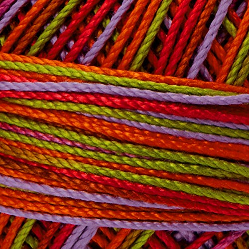 Hilo de algodón premium Lizbeth Handy Hands HH03119, tamaño 3, color Jelly Bean miniatura 2