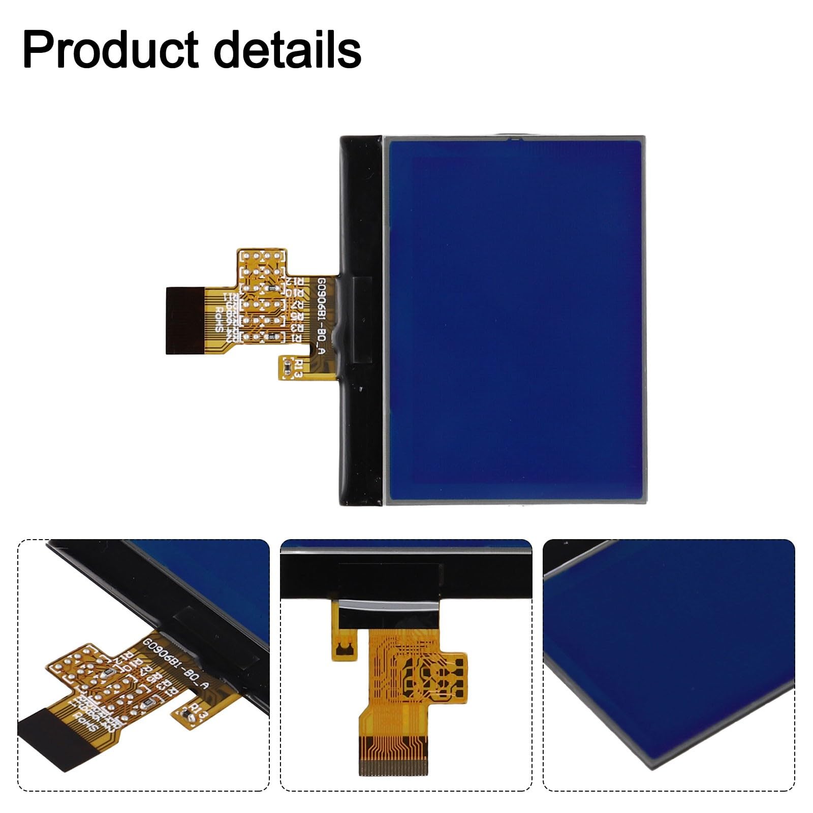 FUBESK Écran LCD 407 SW 2004–2010 Compteur de vitesse tableau de bord Pièce de rechange Oe A2C53119649 9658138580 pour noir