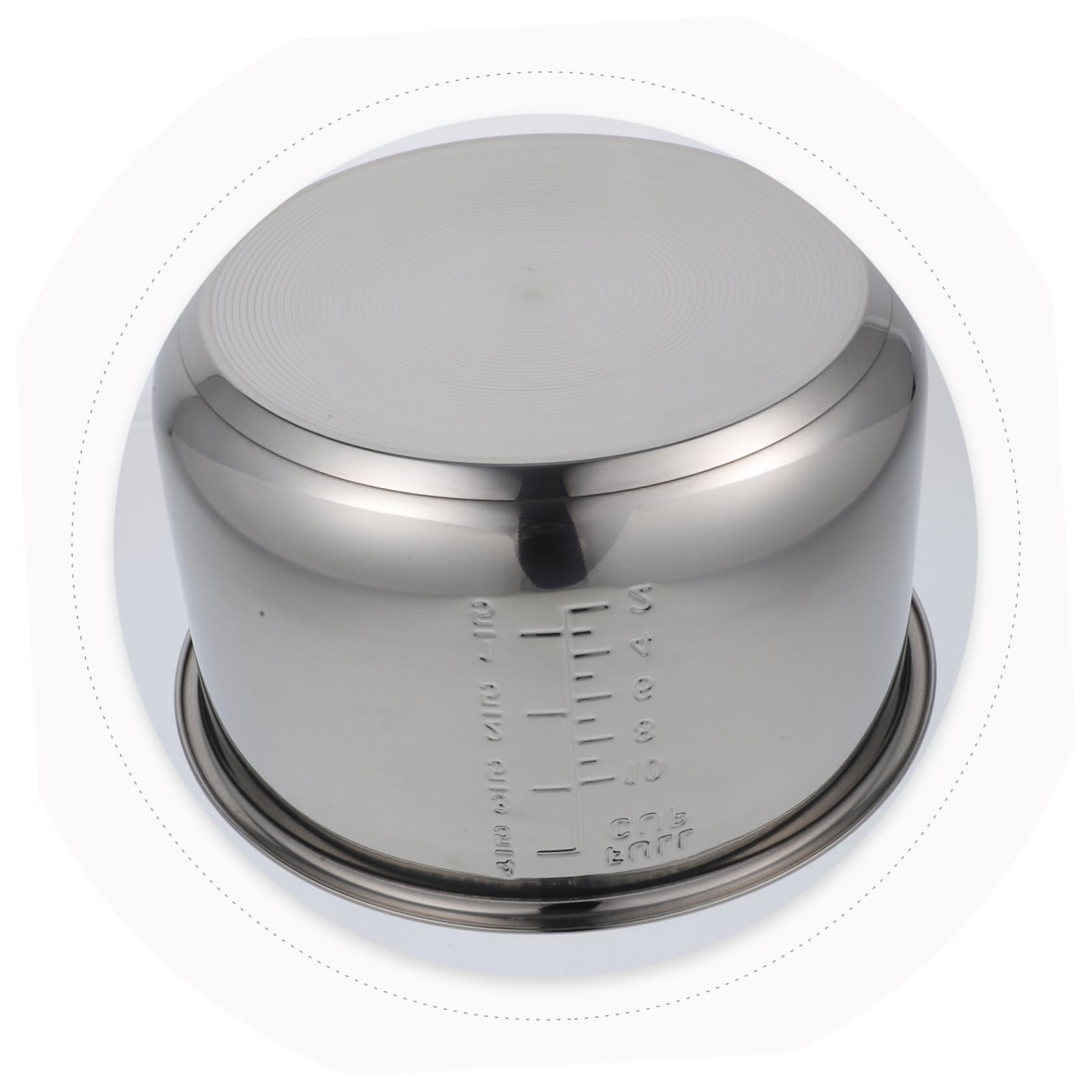 UPKOCH Liner De Cuiseur À Riz En Acier Inoxydable Universel En Acier Inoxydable Pour Revêtement Accessoires De Cuiseur À Riz Récipients Pour Casseroles