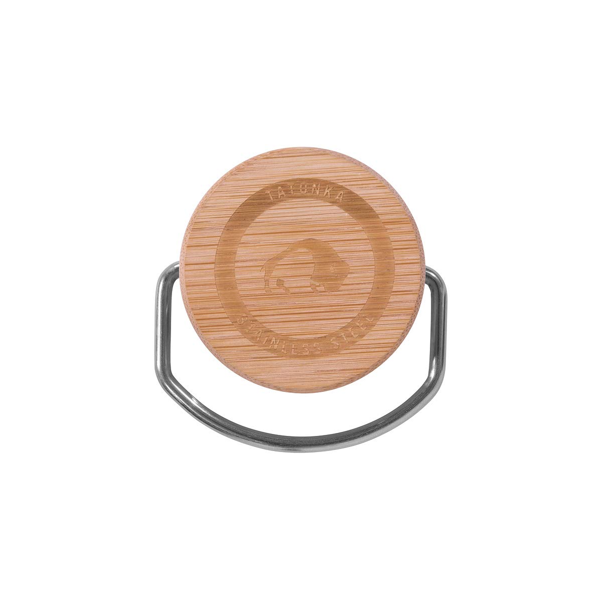 Tatonka Unisex – bambusowe deksel pokrywki na butelki do picia dla dorosłych, przezroczyste, Ø 55 x 40 mm EU