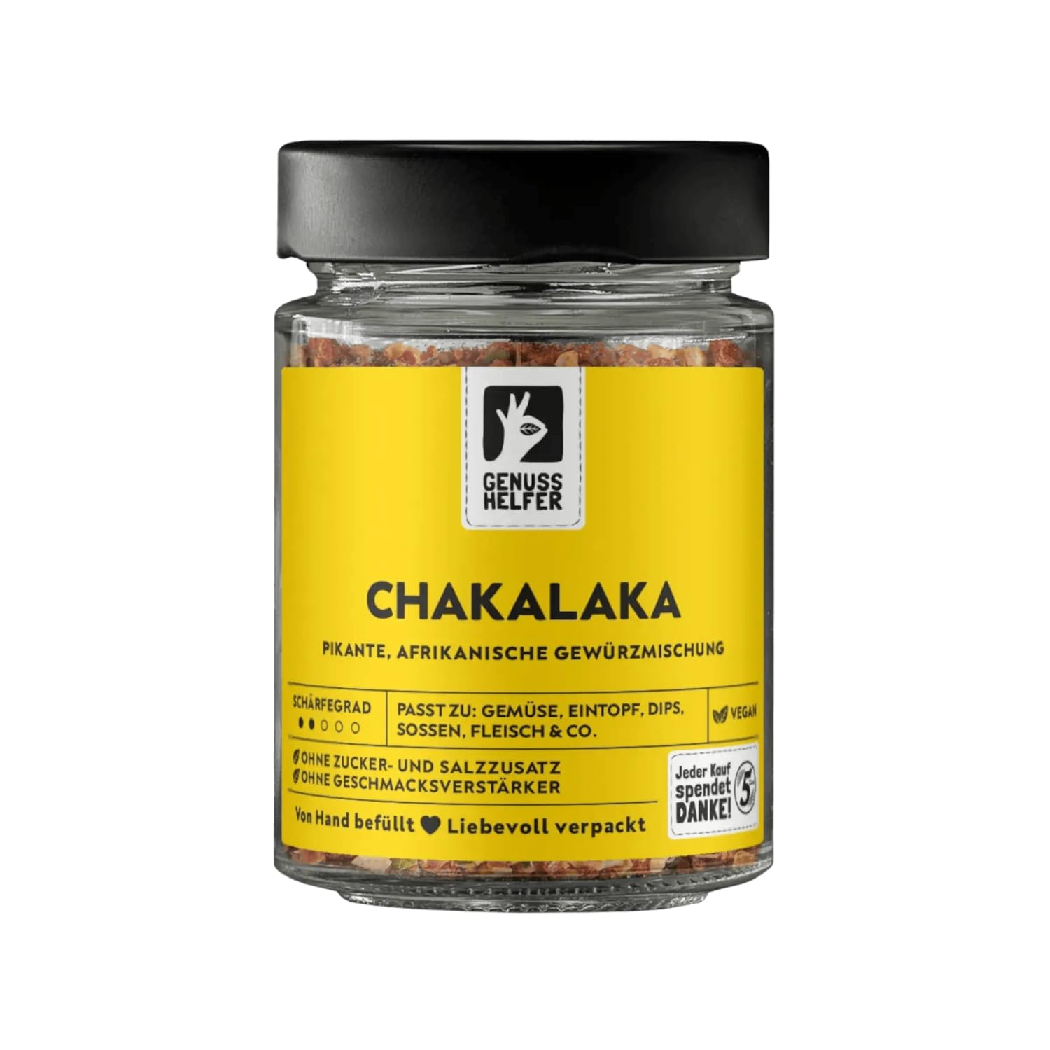 Bremer Gewürzhandel Chakalaka Gewürz Afrikanische Gewürzmischung – scharfer Dip zum selber machen, 100 g im Glas