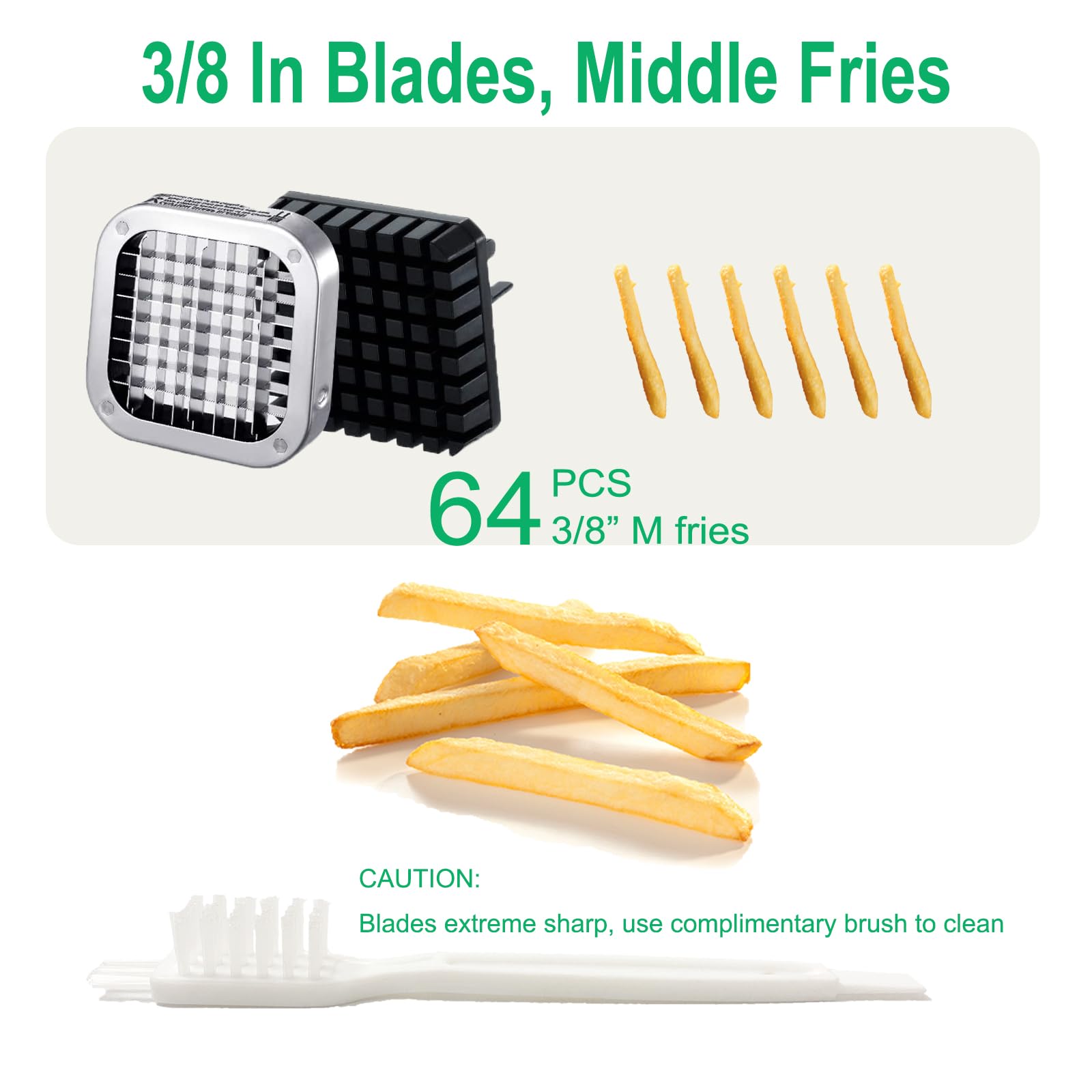Amazon | Eascandy フライドポテトカッター 高耐久ポテトスライサー