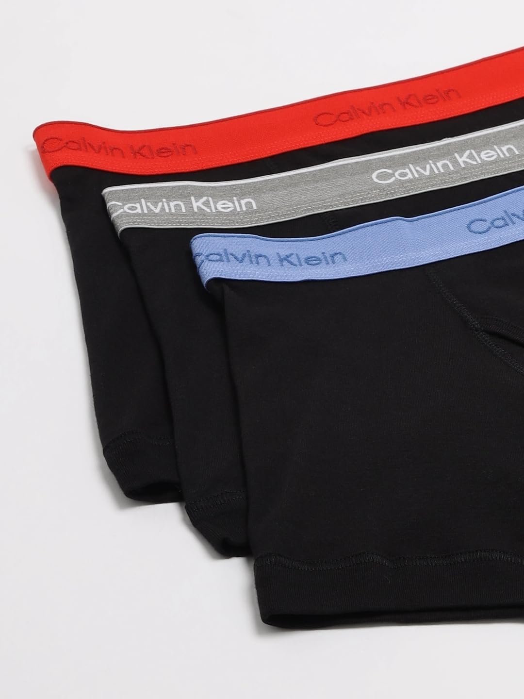 Calvin Klein Cotton Classics 3-Pack Trunk - NB4002 (Assorted Black, Medium)